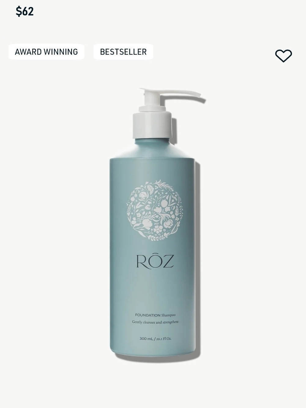 Roz & Ali Shampoo — Light Blue Bottle